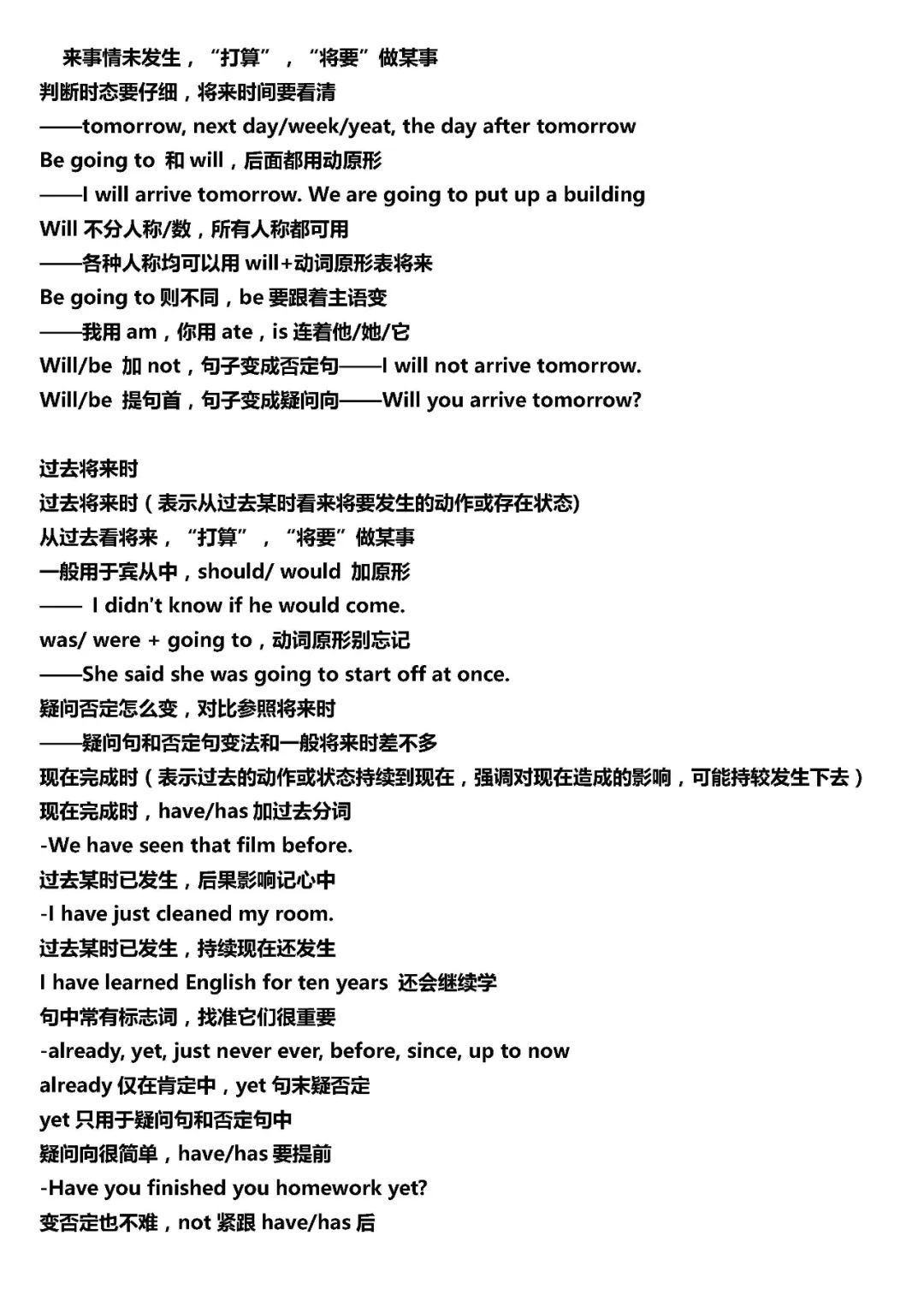 26考研语法顺口溜50条