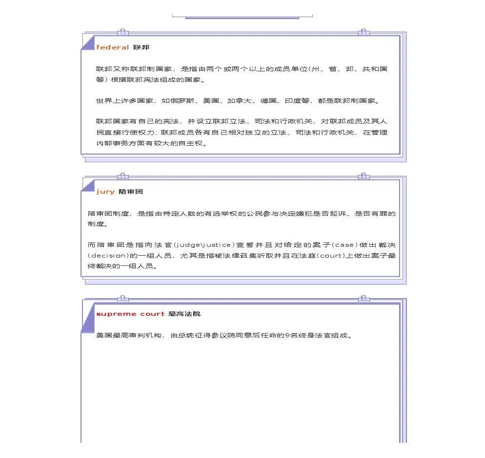 26考研阅读政治制度单词汇总