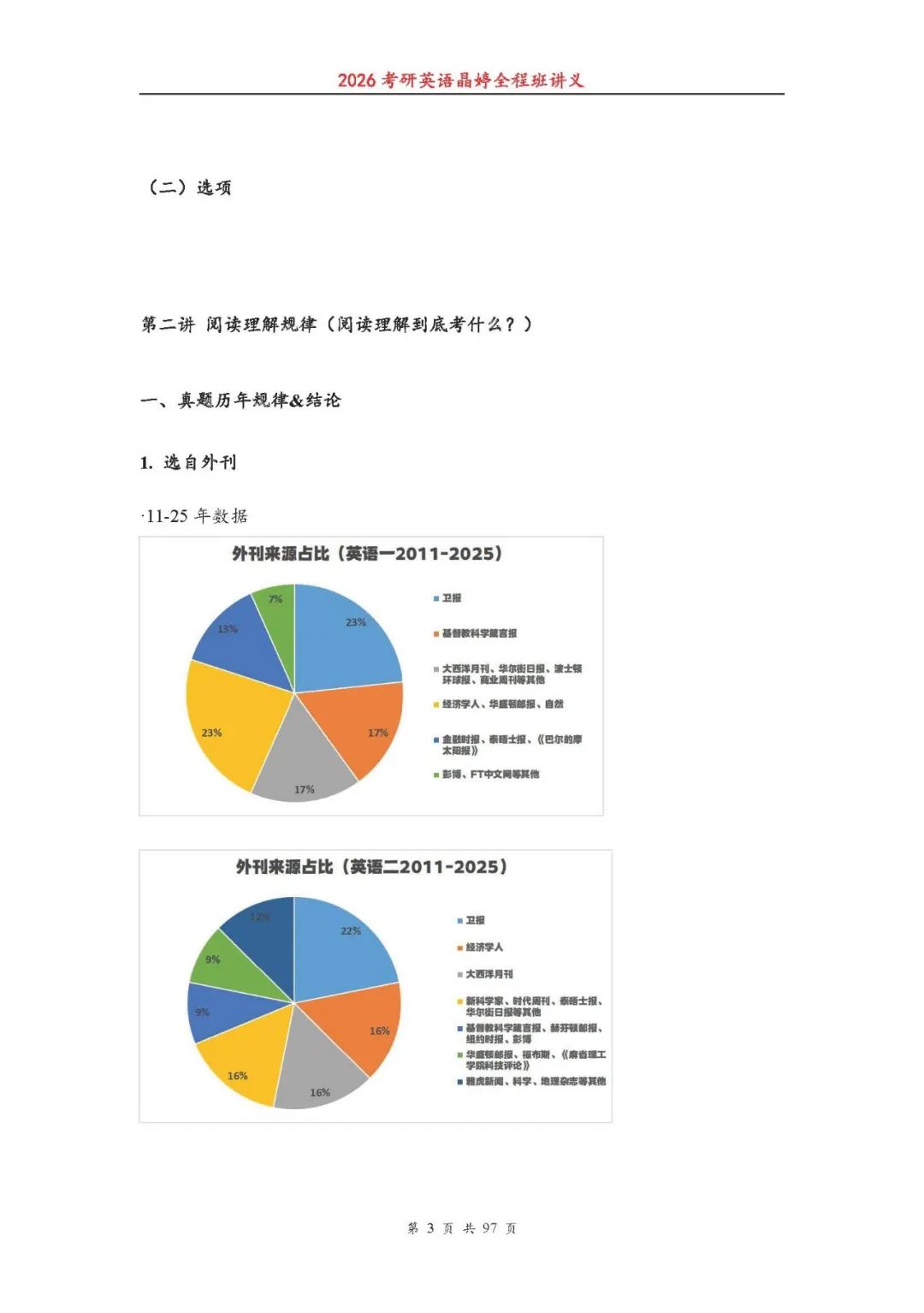 26考研阅读理论讲义(王晶婷)