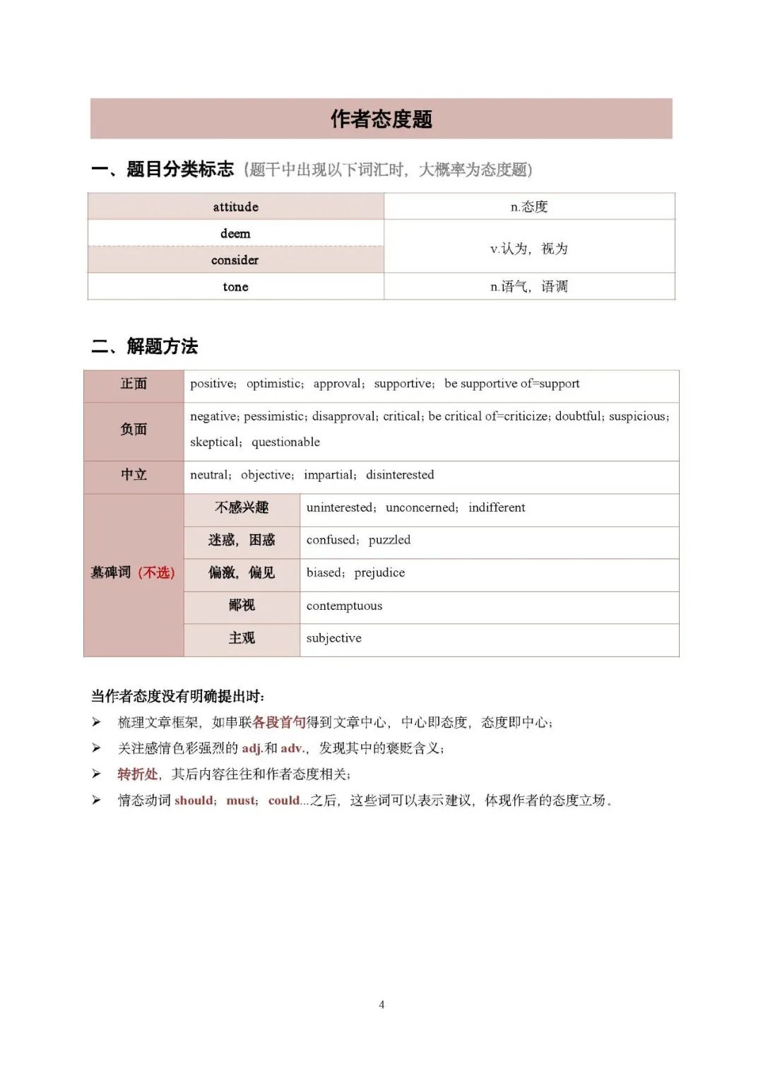 26考研唐迟阅读技巧课笔记(研途可期)