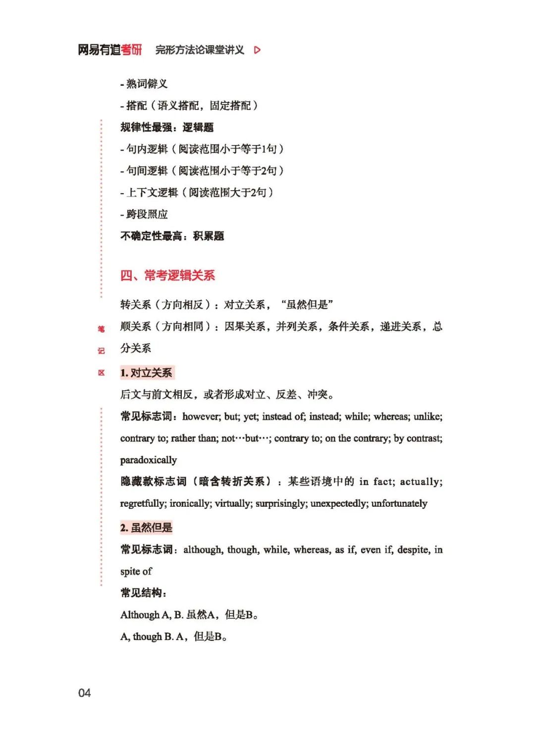 26考研有道完形方法论课堂讲义